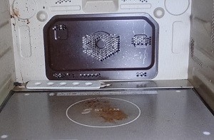 家事えもんがレンジを掃除する前