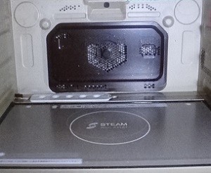 家事えもんがレンジを掃除した後
