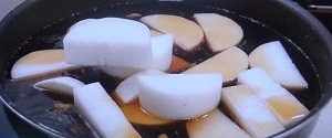 大根で角煮
