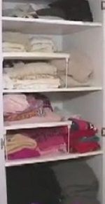 橋本マナミのクロ―ゼット収納