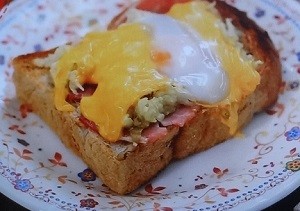 オープンサンド