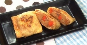 家事えもんの油揚げ詰め焼き