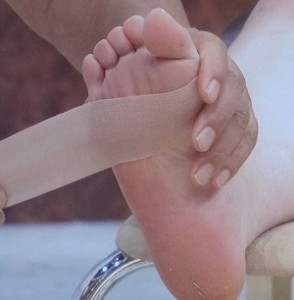 テーピングで痩せる