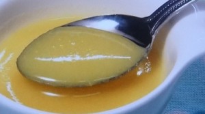 自家製フルーツ練乳ソース