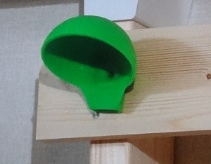 おたま×ネジでオシャレ帽子掛け