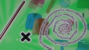 棒×鎖で2倍収納