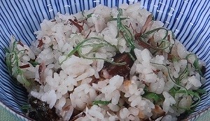 焼きサバの炊き込みご飯