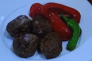 とろろ昆布入りのハンバーグ