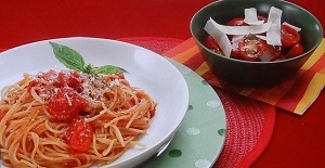 バイキング グッチ裕三の時短 簡単 節約レシピ トマトジュースでトマトパスタ サラダ 生活の泉