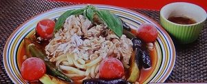 冷凍うどんで簡単!トマトの冷製うどんのレシピ