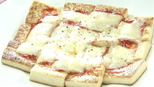 家事えもんピザ風焼き豆腐