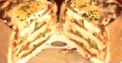 【世界の日本人妻は見た】ギャル曽根の「チーズの食パンラザニア」のレシピ!
