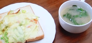 乳酸キャベツトースト