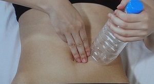 ペットボトルマッサージ