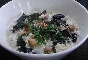 めざましテレビ もち麦レシピ 海藻と豆の和風もち麦スープ By浜田陽子 生活の泉