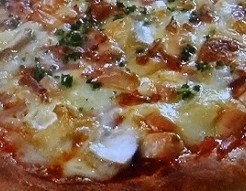 焼き魚のグリルでピザ