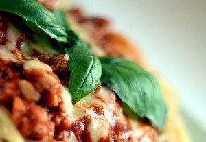 ブロッコリーのボロネーゼがけ