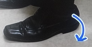 かかと上げの運動