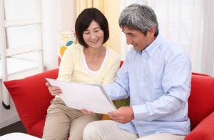 老夫婦、病気、介護