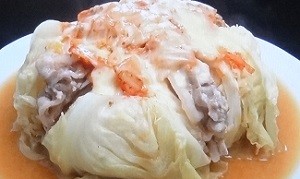 キャベツの丸ごと煮