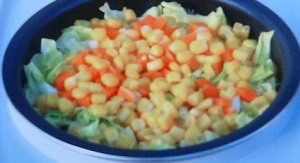 キャベツの炊き込みご飯