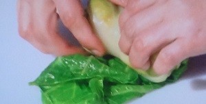 ロールキャベツ巻き方