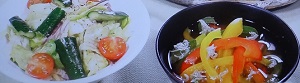 【スイッチ】笠原将弘のレシピ！ほたてサラダ丼＆三色パプリカとじゃこのみそ汁