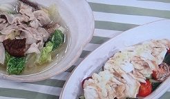白菜鍋と棒棒鶏