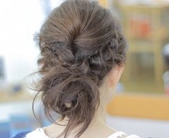 ヘアアレンジ、髪の毛