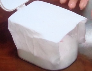 固まった塩を戻す