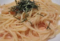 たらこパスタスパゲティ