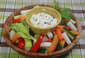 野菜スティック&クリームチーズディップのレシピ