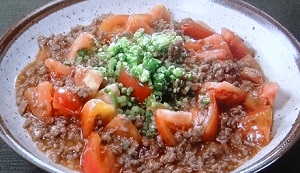 【青空レストラン】トマトの麻婆丼のレシピ！