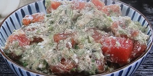 ネバネバオクラマグロ丼