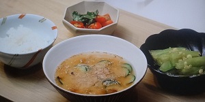 【きじまりゅうたの小腹】冷や汁風スープごはんのレシピ！宮崎の郷土料理
