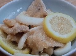 豚肉のレモン南蛮漬け