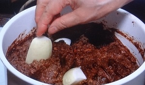 大根の味噌漬け