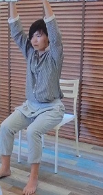 腹ぺタうずくまり呼吸