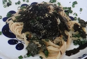 ヒルナンデス 海苔のパスタのレシピ！マコさん