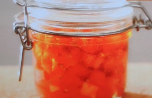 トマトの塩づけだれ