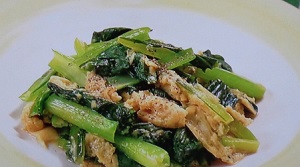 【人生レシピ】小松菜とツナのチャンプルーのレシピ！牛尾理恵さんの高たんぱく低脂肪レシピ