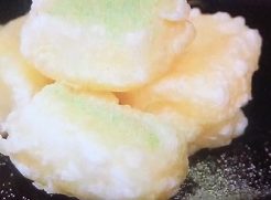 牛乳の天ぷらデザート
