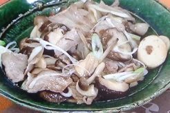 豚茸（トンタケ）炒め