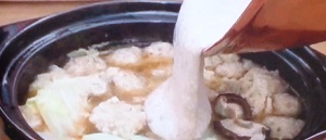 相葉マナブ：自然薯つみれ鍋のレシピ！