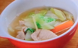シブ5時：精進だしの具だくさんスープのレシピ！西山麻実子