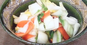 【あさイチ】白菜サラダイタリア風のレシピ！道場六三郎さんのお手軽サラダ