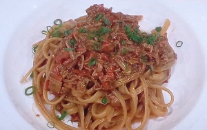 【トリセツショー】ゴボネーゼ(ごぼうとひき肉のスパゲッティ)のレシピ！