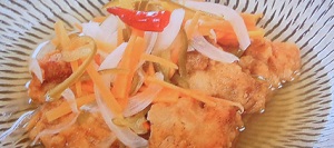 めざましどようび:から揚げの南蛮漬けのレシピ！冷凍食品で！浜田陽子