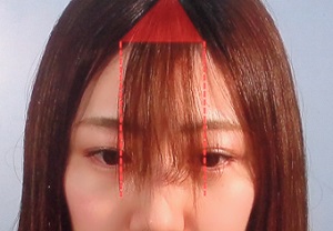 前髪カット