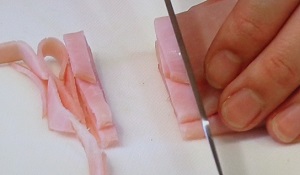 冷やし中華のハム